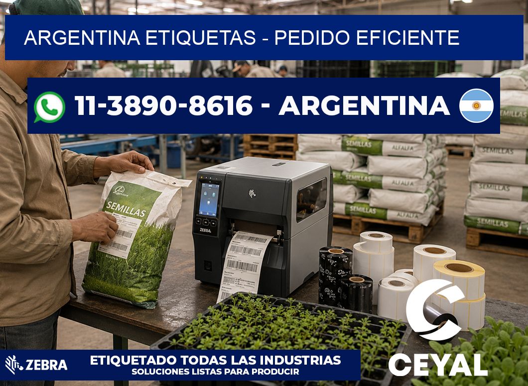 ARGENTINA ETIQUETAS - Pedido eficiente