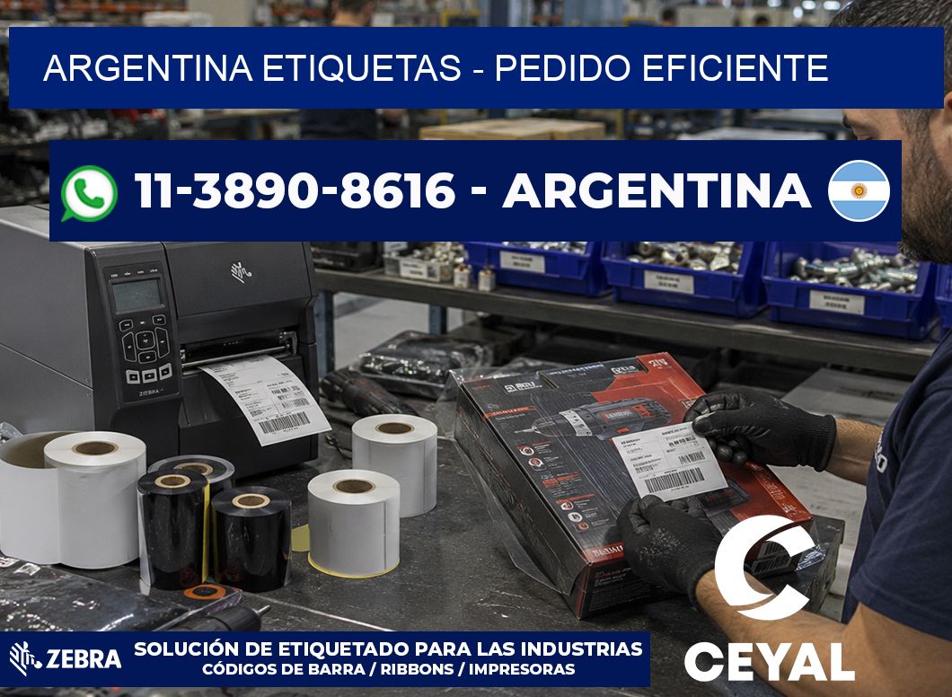 ARGENTINA ETIQUETAS - Pedido eficiente
