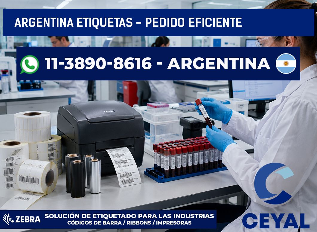 ARGENTINA ETIQUETAS - Pedido eficiente