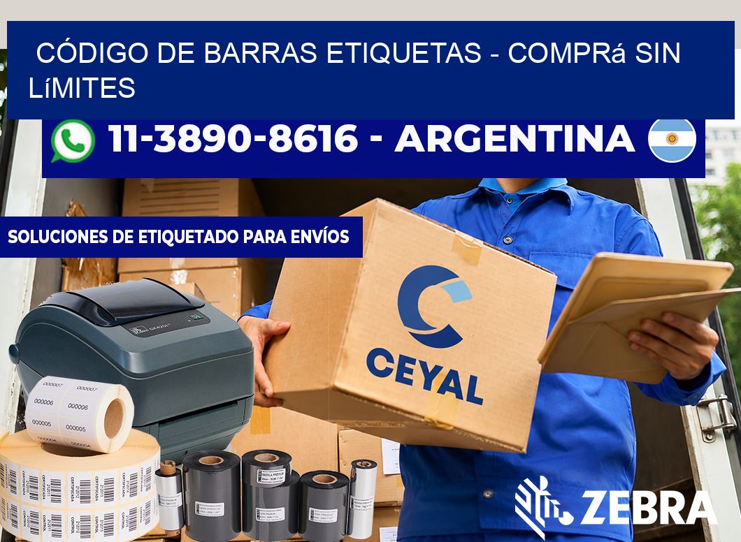 CÓDIGO DE BARRAS ETIQUETAS - Comprá sin límites