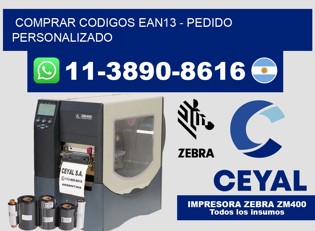 COMPRAR CODIGOS EAN13 - Pedido personalizado