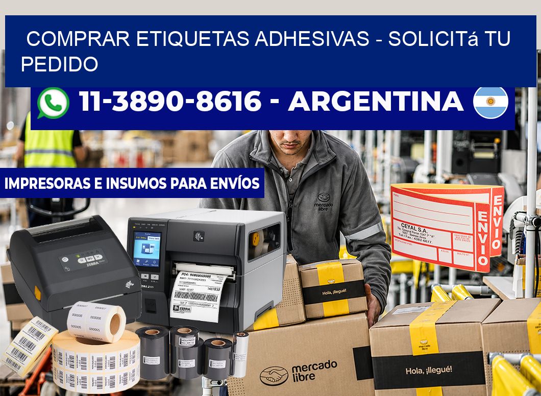 COMPRAR ETIQUETAS ADHESIVAS - Solicitá tu pedido