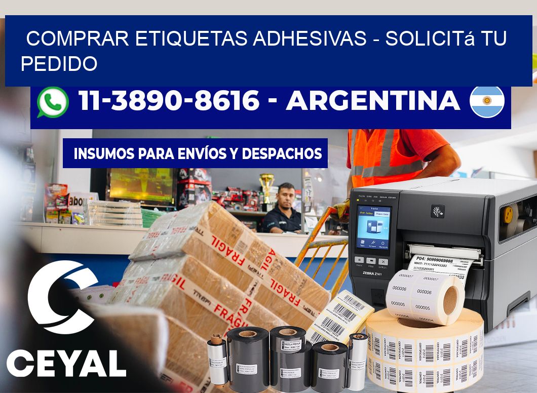 COMPRAR ETIQUETAS ADHESIVAS – Solicitá tu pedido