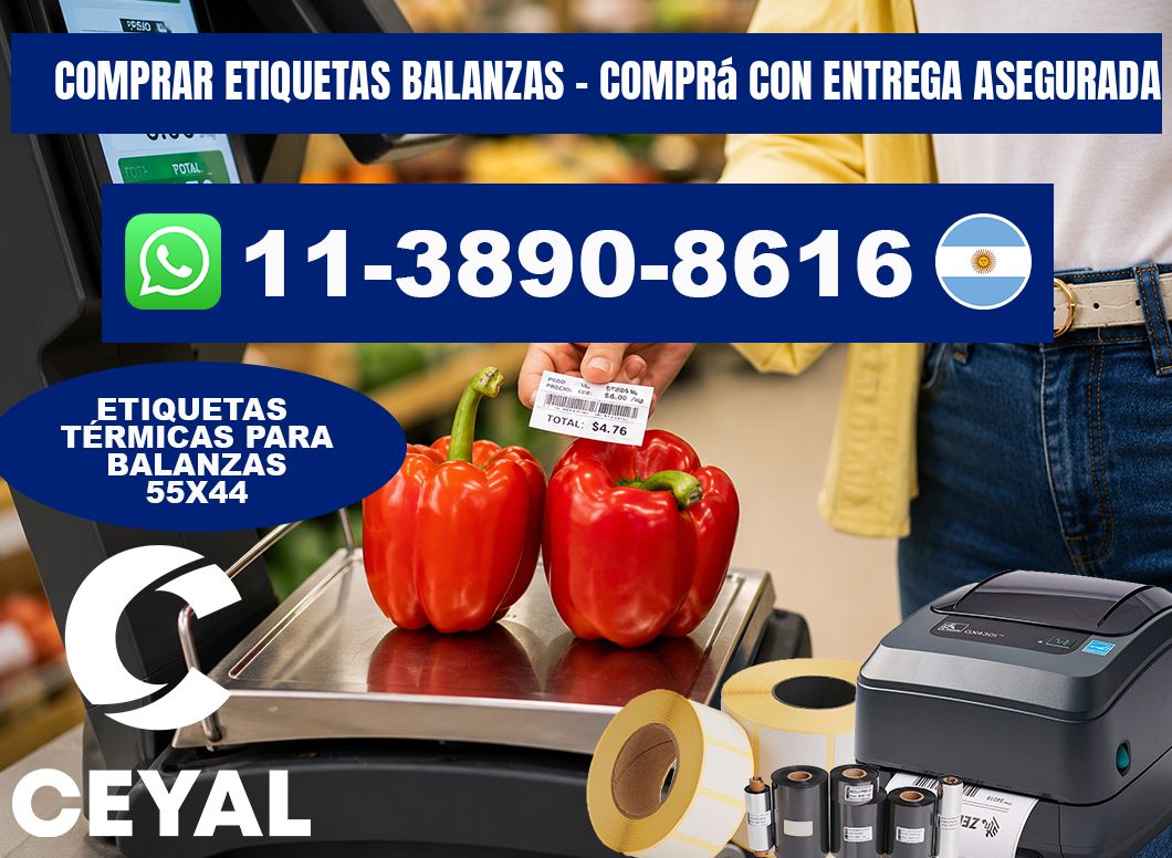 COMPRAR ETIQUETAS BALANZAS - Comprá con entrega asegurada