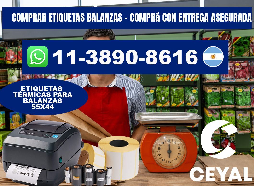 COMPRAR ETIQUETAS BALANZAS - Comprá con entrega asegurada