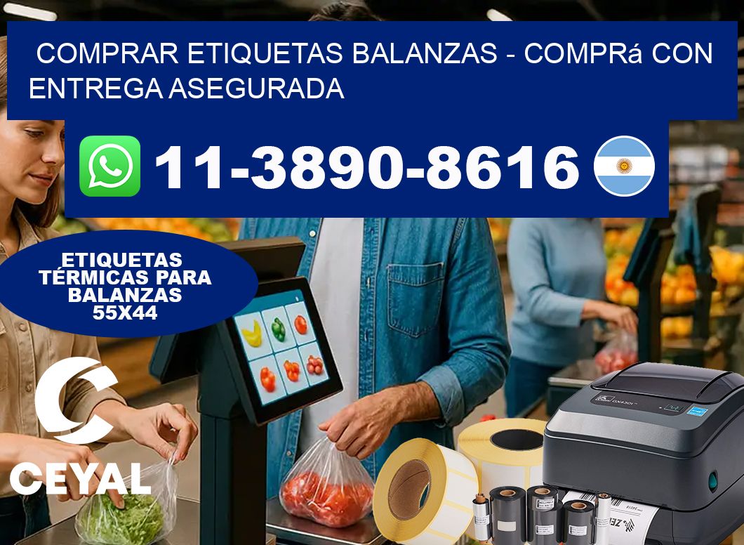 COMPRAR ETIQUETAS BALANZAS – Comprá con entrega asegurada