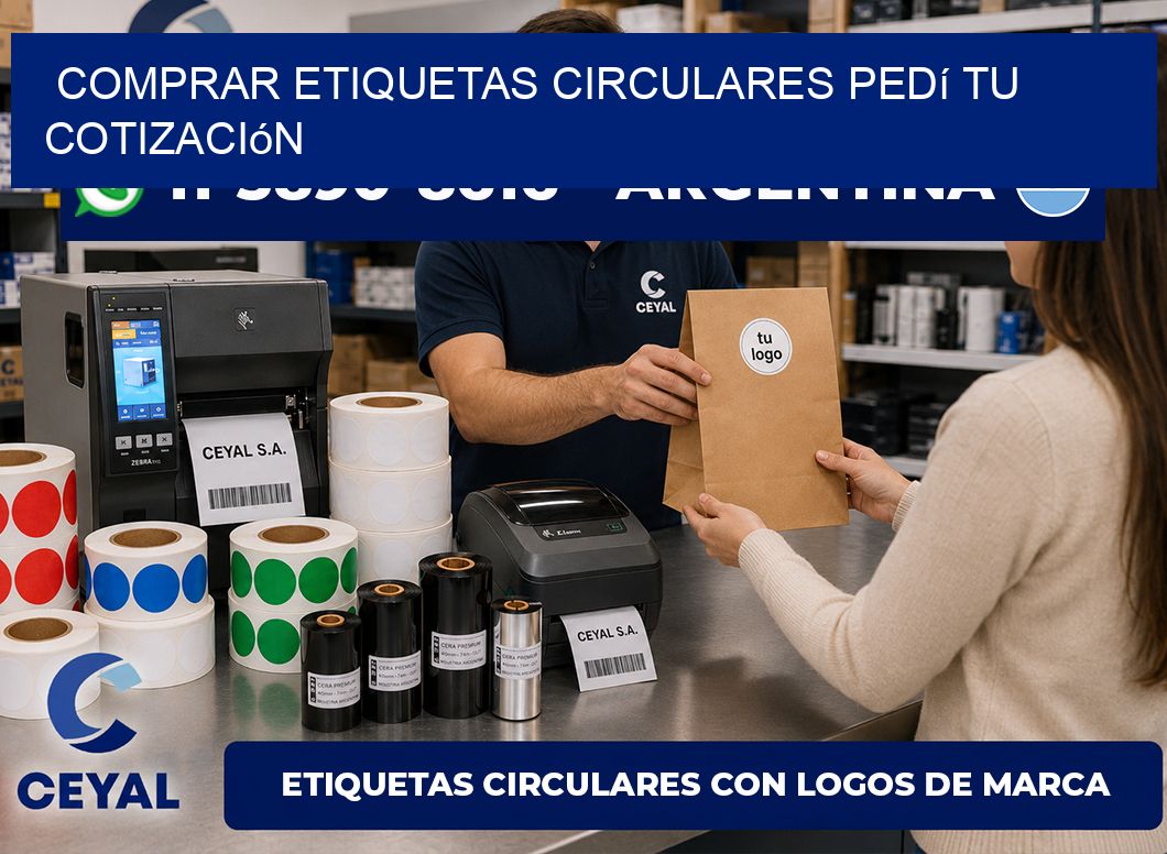 COMPRAR ETIQUETAS CIRCULARES Pedí tu cotización