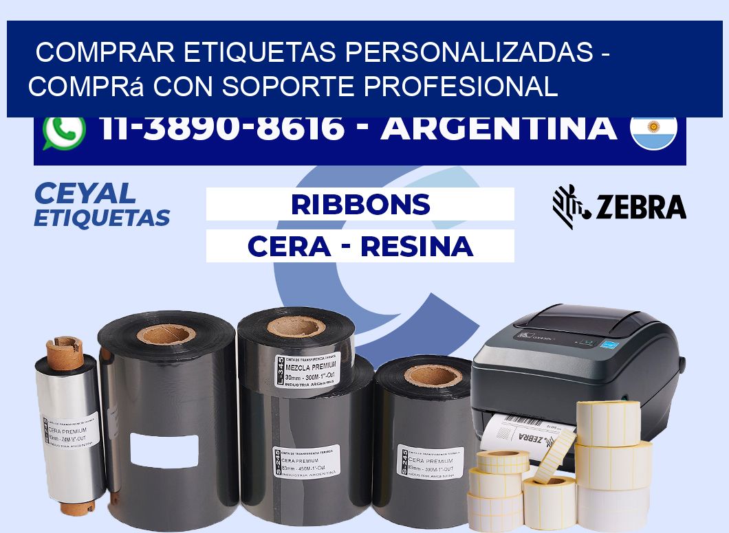COMPRAR ETIQUETAS PERSONALIZADAS - Comprá con soporte profesional