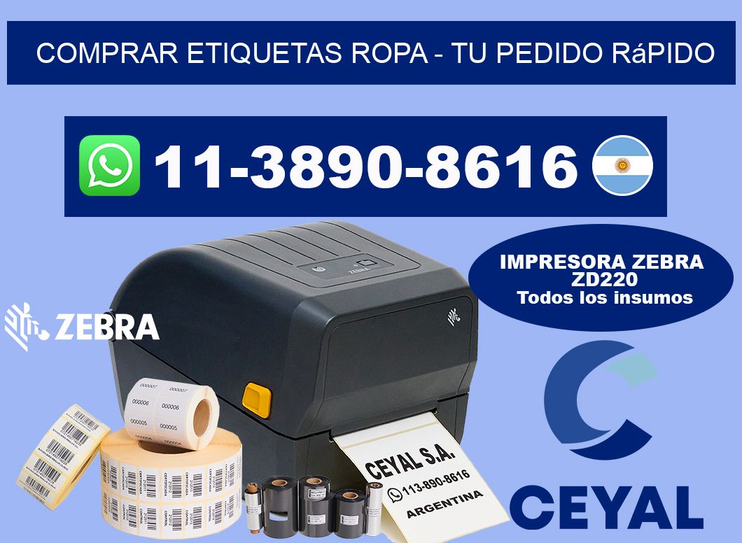 COMPRAR ETIQUETAS ROPA - Tu pedido rápido