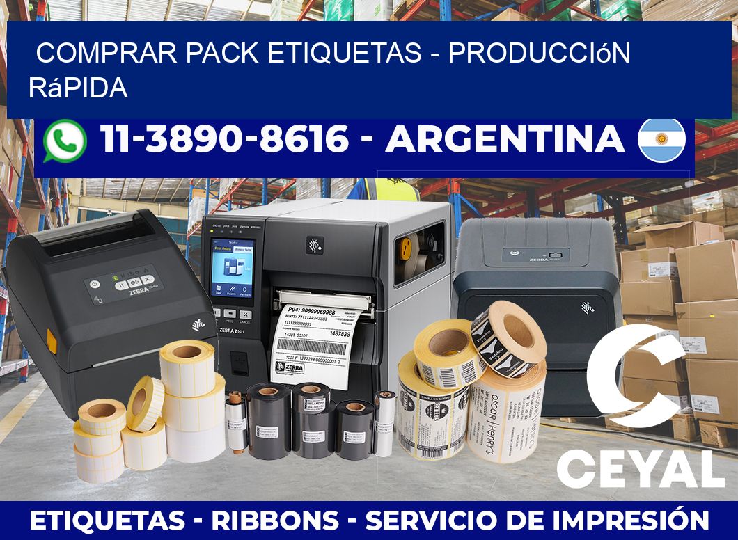 COMPRAR PACK ETIQUETAS – Producción rápida