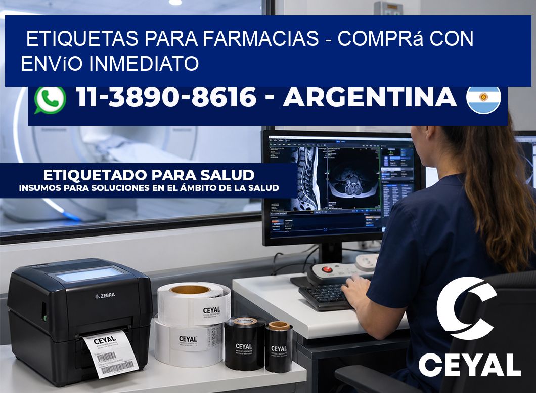 ETIQUETAS PARA FARMACIAS - Comprá con envío inmediato