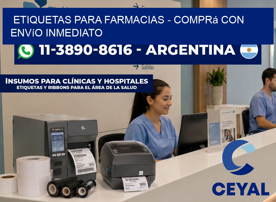 ETIQUETAS PARA FARMACIAS - Comprá con envío inmediato