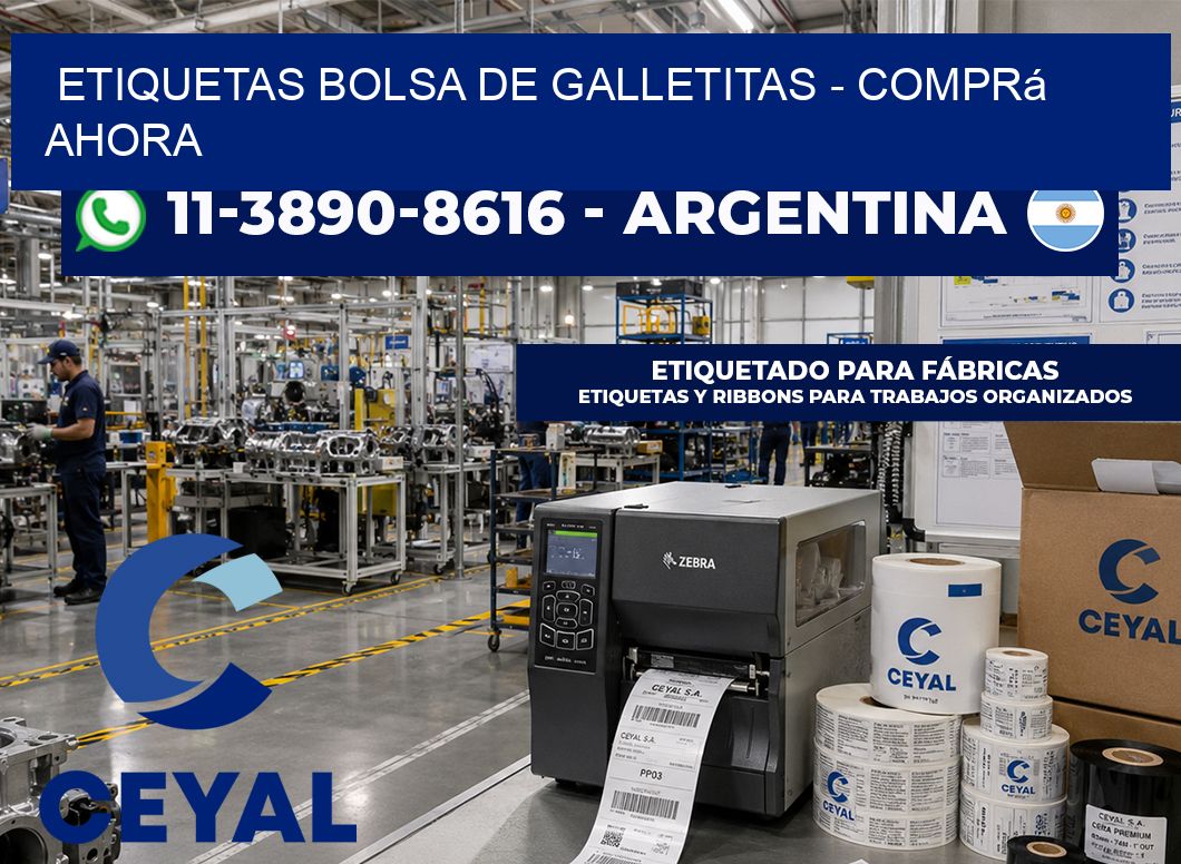 Etiquetas Bolsa de galletitas – Comprá ahora