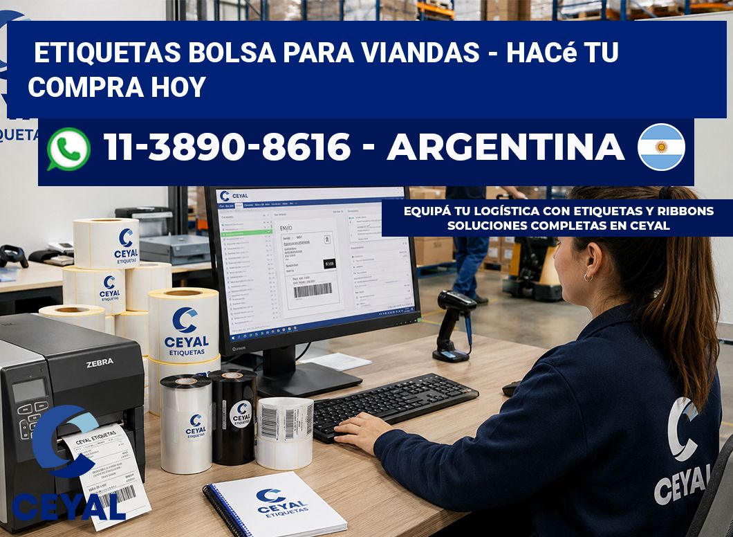 Etiquetas Bolsa para viandas – Hacé tu compra hoy