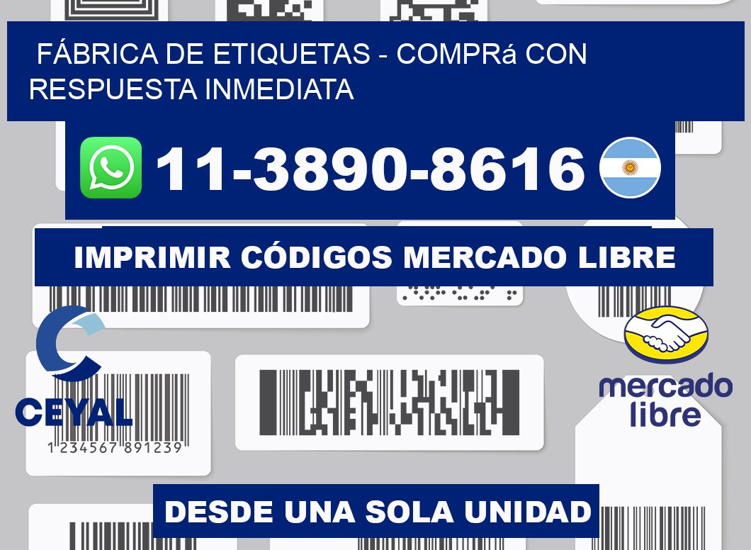 FÁBRICA DE ETIQUETAS - Comprá con respuesta inmediata