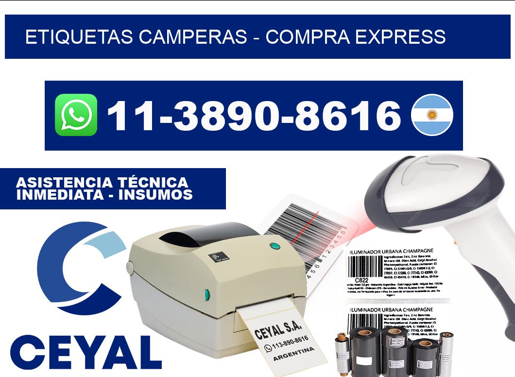 Etiquetas Camperas - Compra express
