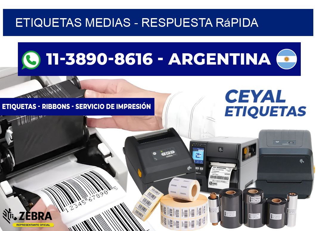 Etiquetas Medias - Respuesta rápida