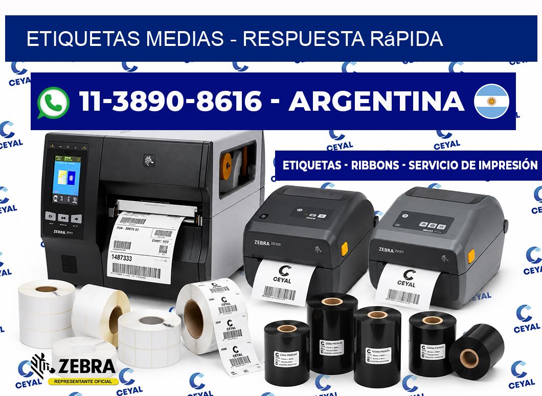 Etiquetas Medias - Respuesta rápida
