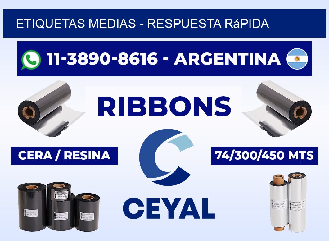 Etiquetas Medias - Respuesta rápida