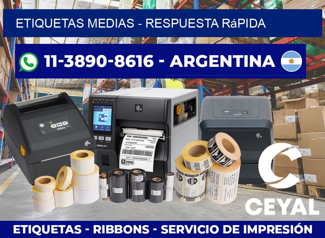 Etiquetas Medias – Respuesta rápida