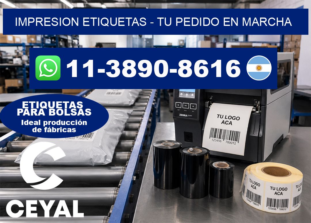 IMPRESION ETIQUETAS – Tu pedido en marcha
