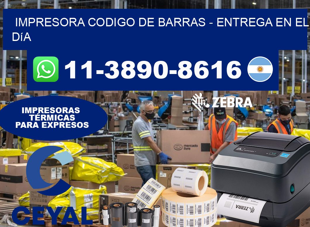 IMPRESORA CODIGO DE BARRAS - Entrega en el día