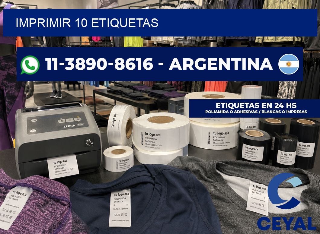 IMPRIMIR 10 ETIQUETAS