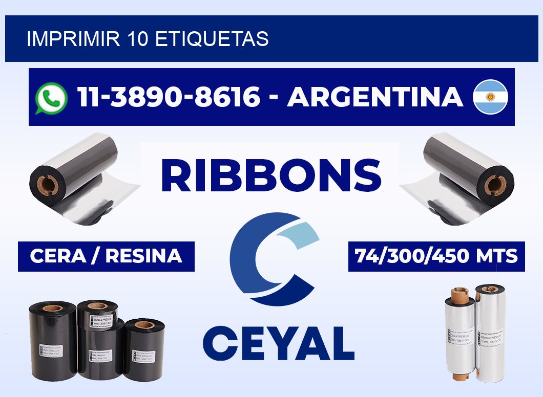 IMPRIMIR 10 ETIQUETAS