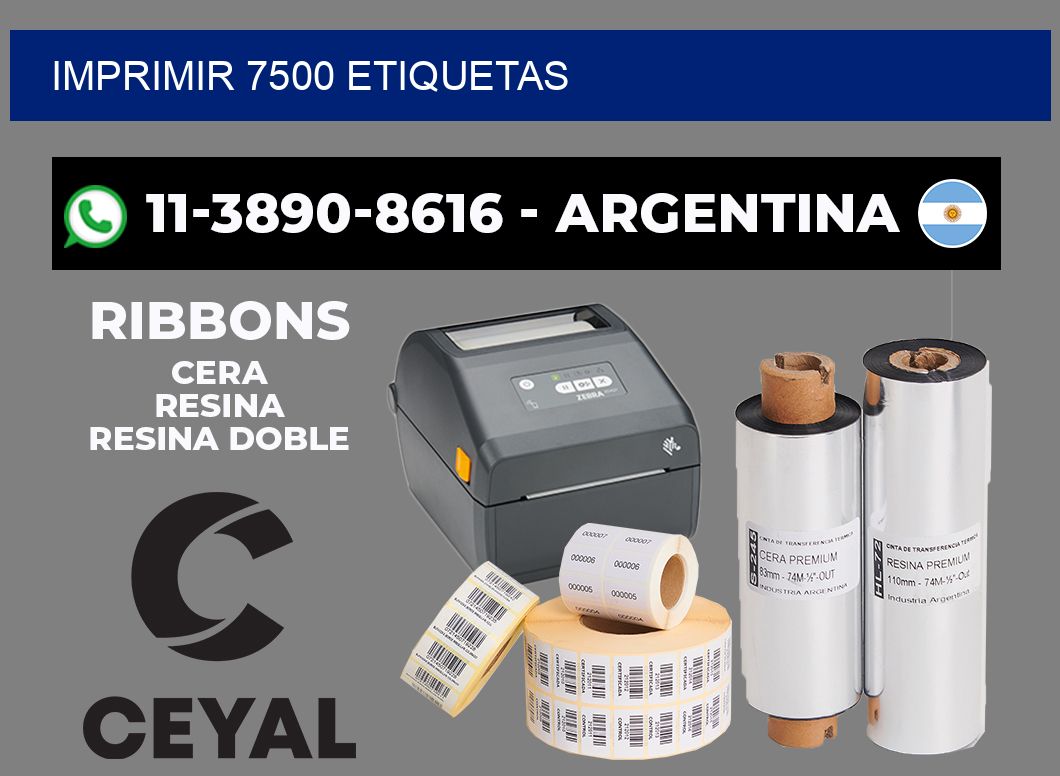 IMPRIMIR 7500 ETIQUETAS