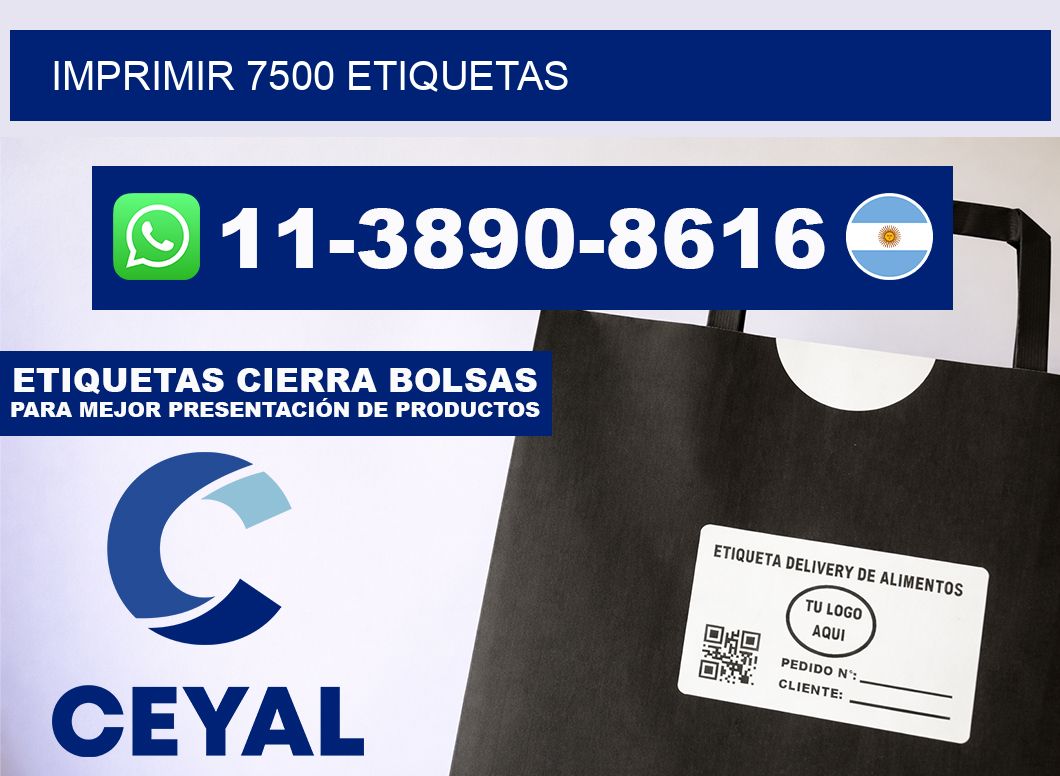 IMPRIMIR 7500 ETIQUETAS