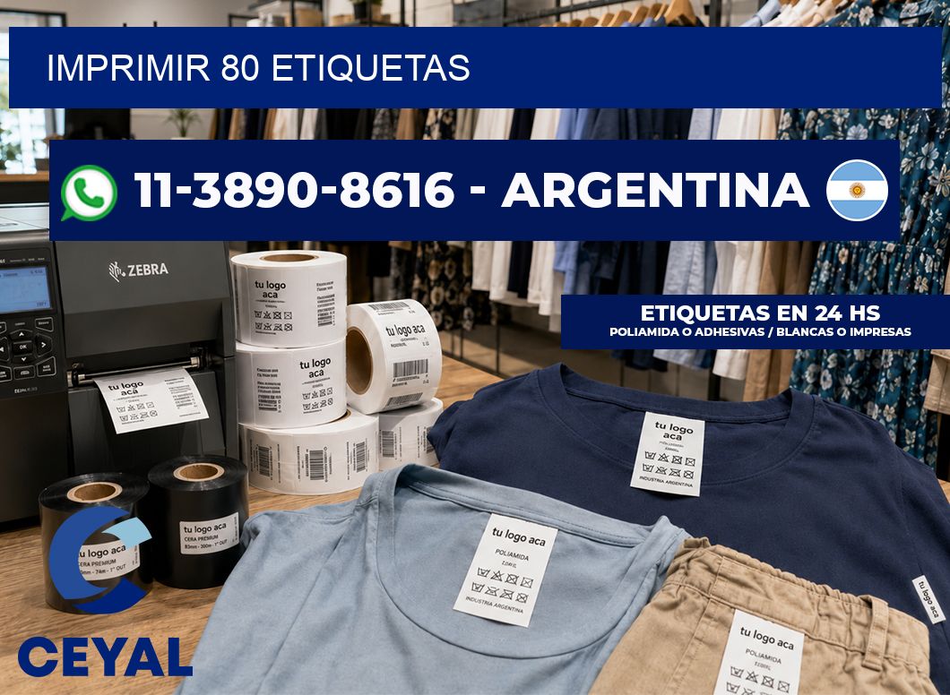 IMPRIMIR 80 ETIQUETAS