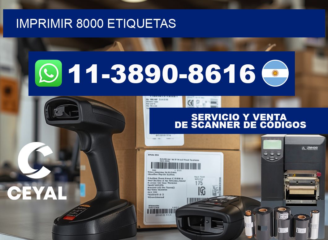 IMPRIMIR 8000 ETIQUETAS
