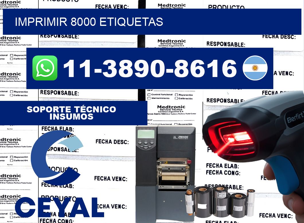 IMPRIMIR 8000 ETIQUETAS