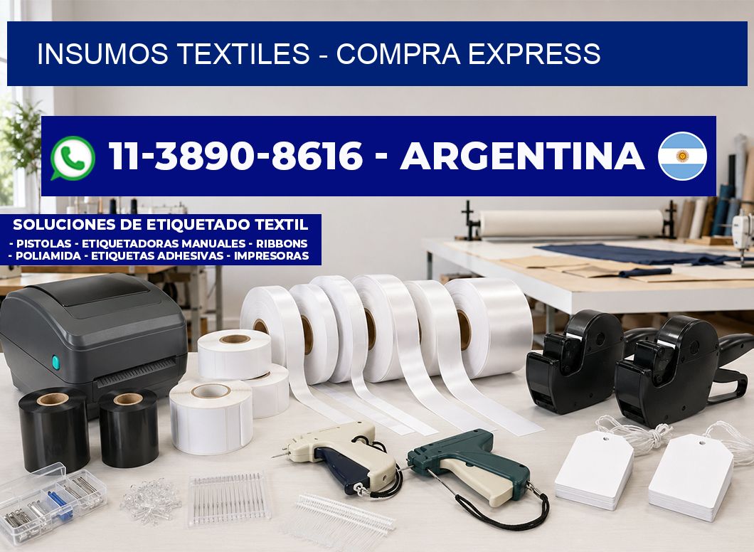 INSUMOS TEXTILES - Compra express