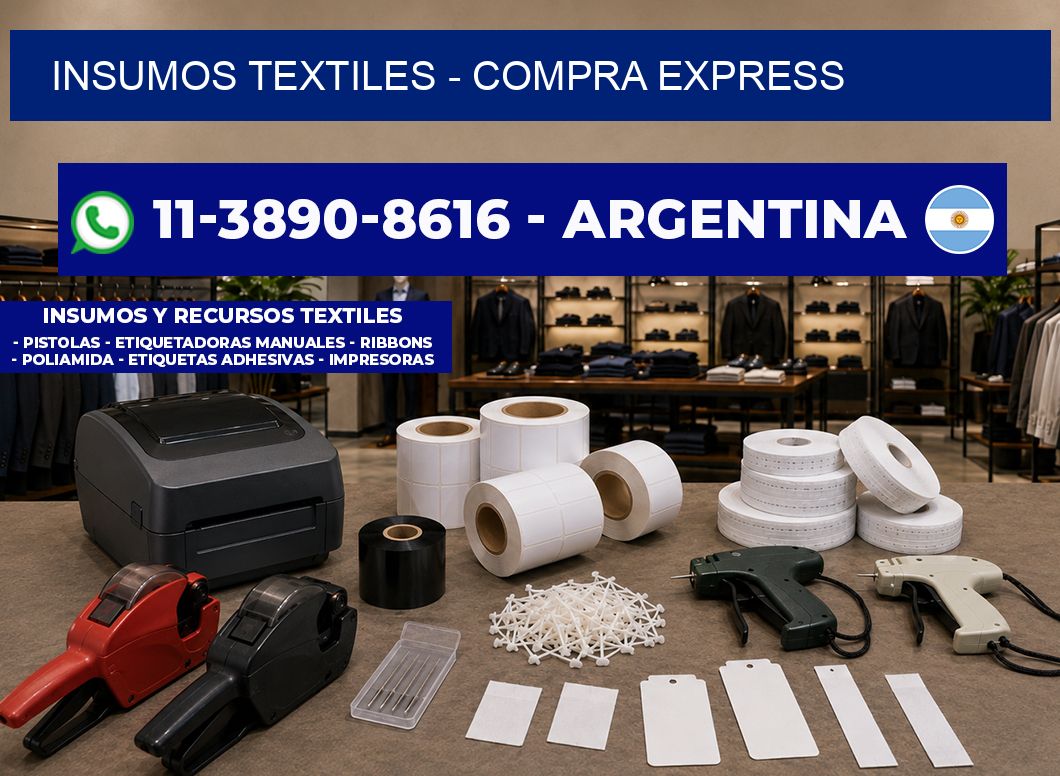INSUMOS TEXTILES - Compra express
