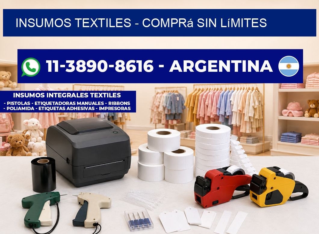 INSUMOS TEXTILES - Comprá sin límites