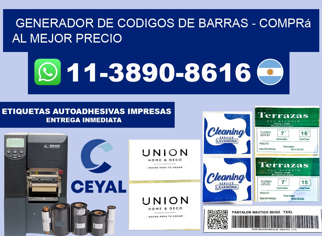 generador de codigos de barras - Comprá al mejor precio