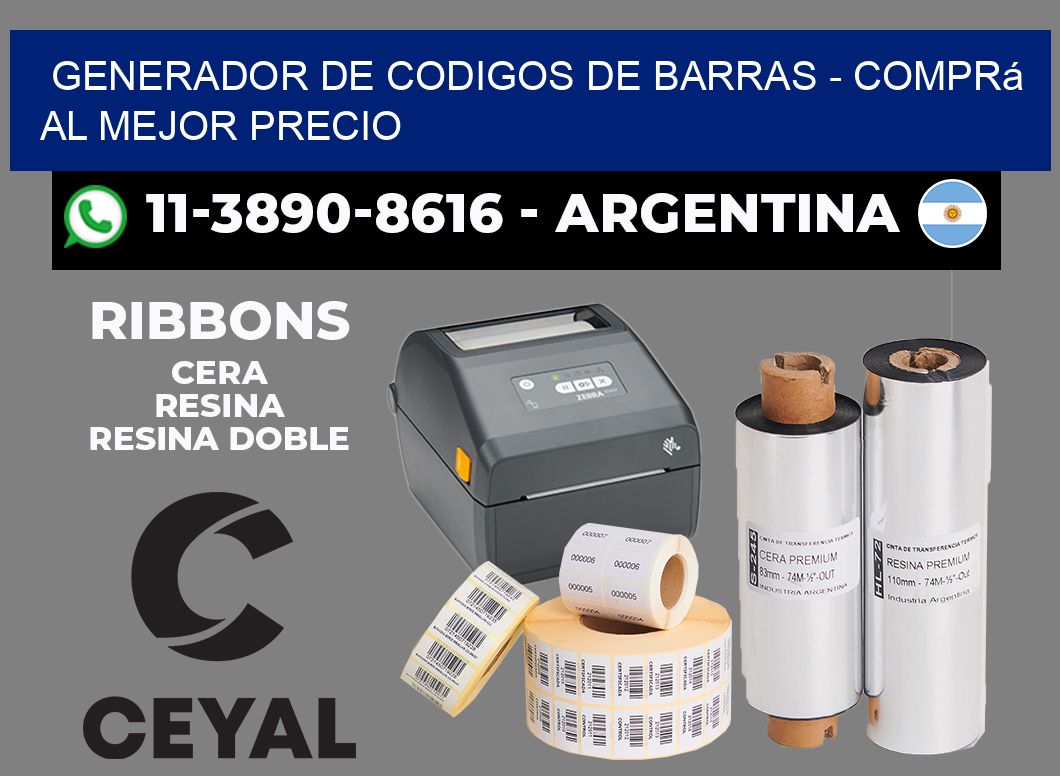 generador de codigos de barras - Comprá al mejor precio