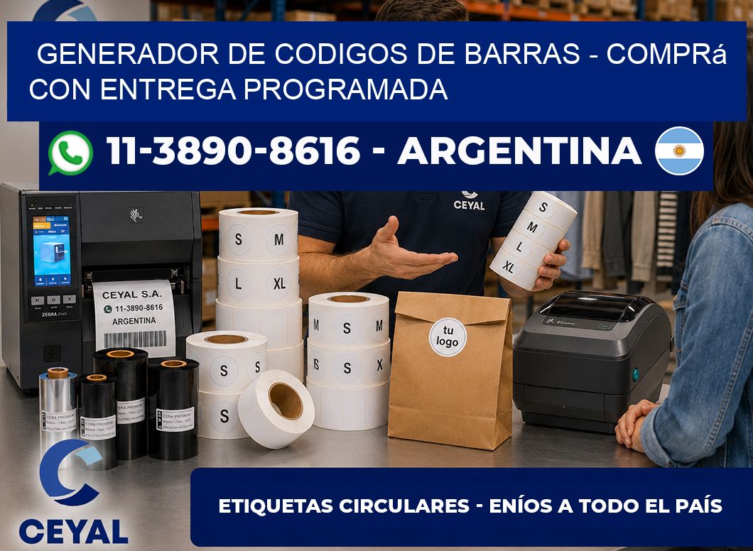 generador de codigos de barras - Comprá con entrega programada