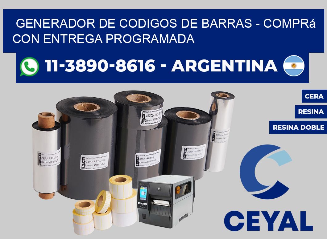 generador de codigos de barras - Comprá con entrega programada