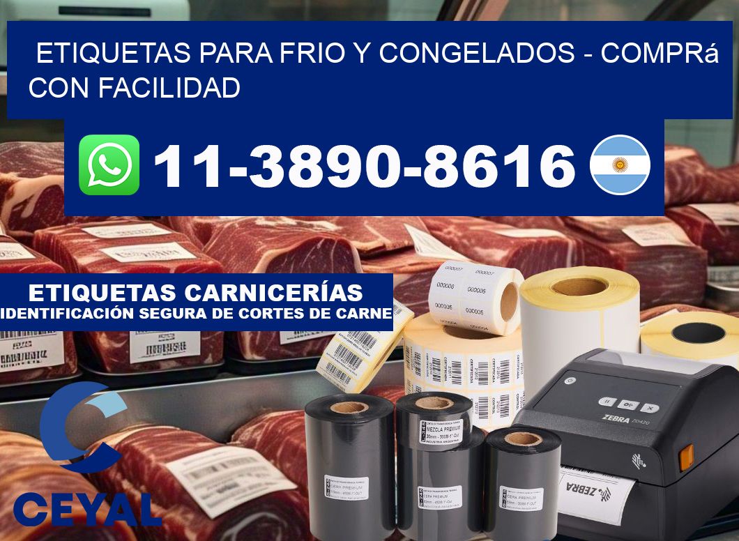 ETIQUETAS PARA FRIO Y CONGELADOS - Comprá con facilidad
