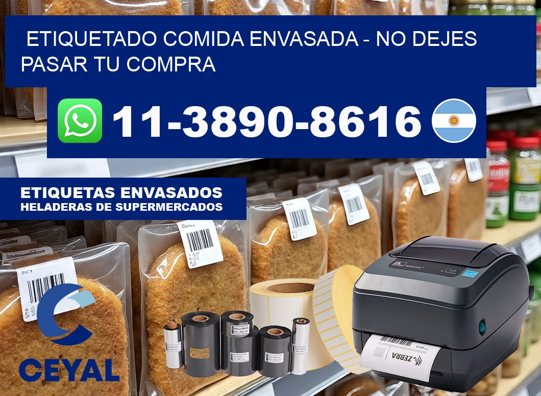 Etiquetado comida envasada – No dejes pasar tu compra