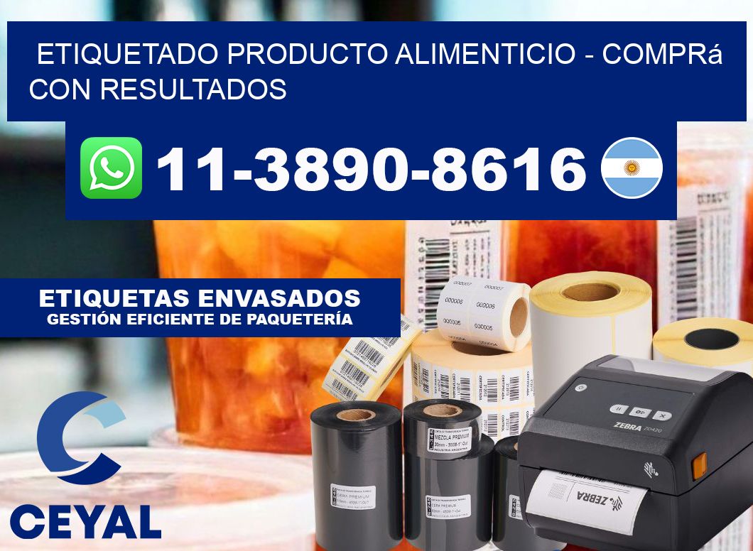 Etiquetado producto alimenticio - Comprá con resultados