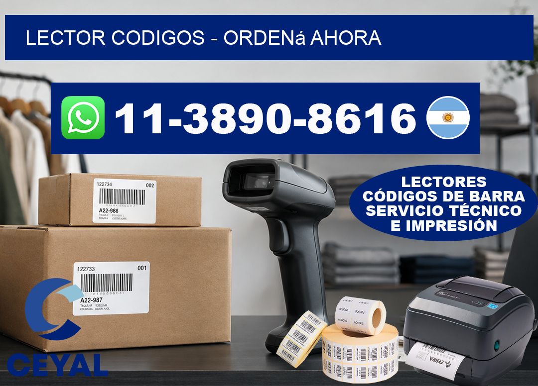 LECTOR CODIGOS - Ordená ahora