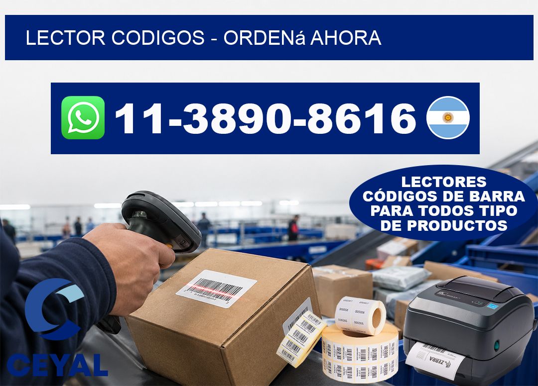 LECTOR CODIGOS - Ordená ahora