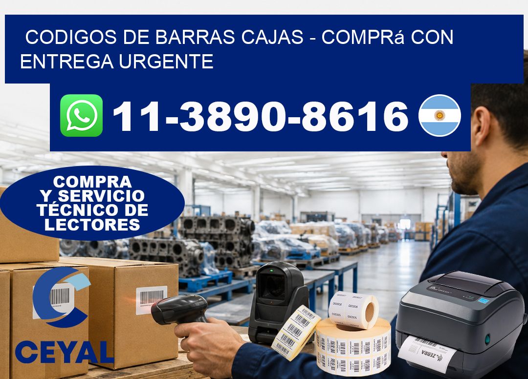 codigos de barras cajas - Comprá con entrega urgente