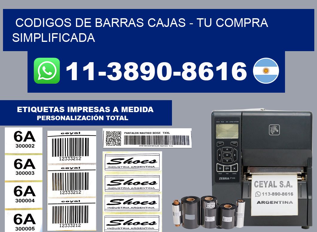 codigos de barras cajas - Tu compra simplificada
