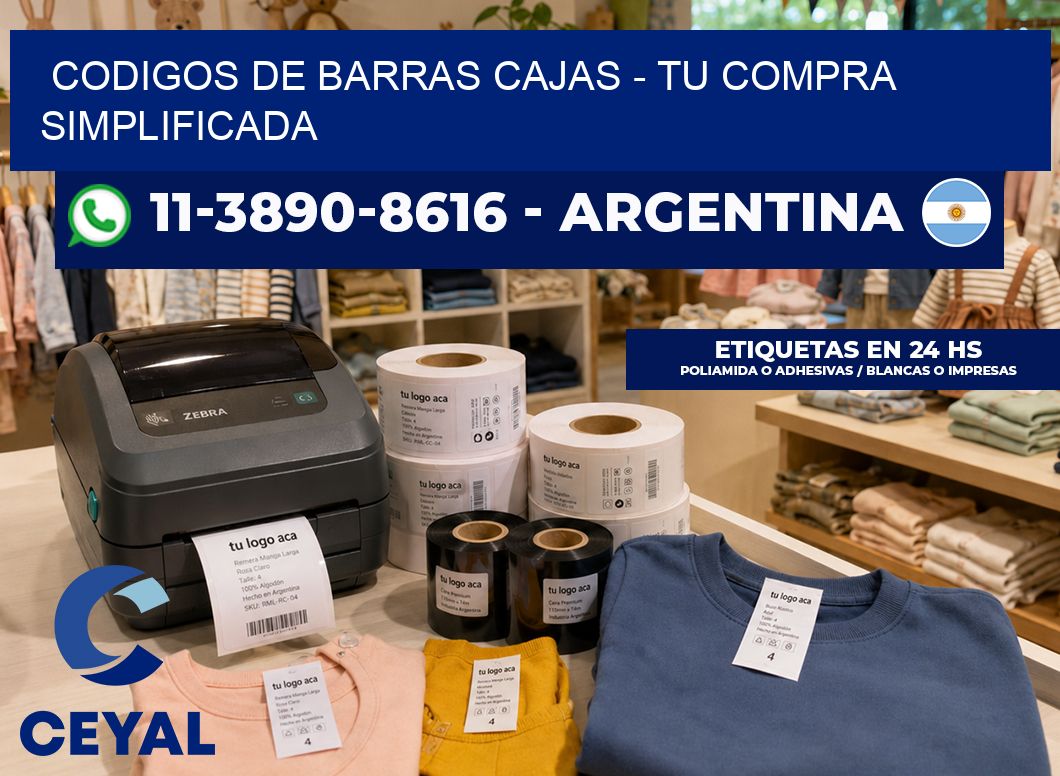 codigos de barras cajas – Tu compra simplificada