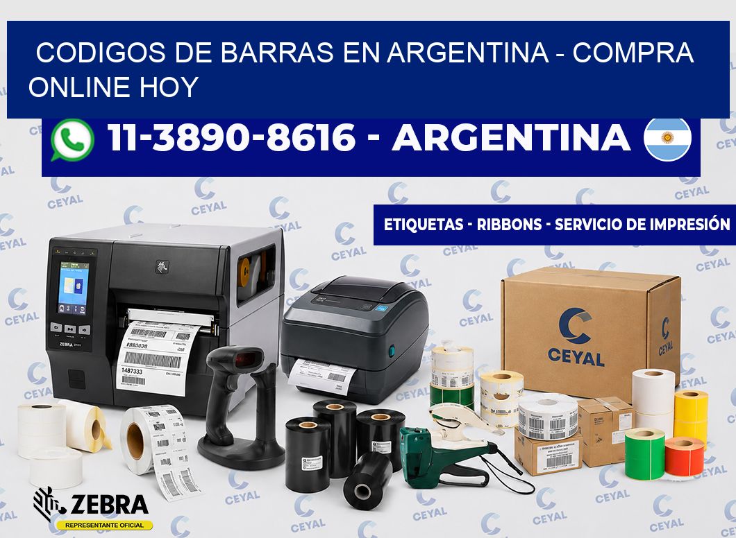 codigos de barras en argentina - Compra online hoy