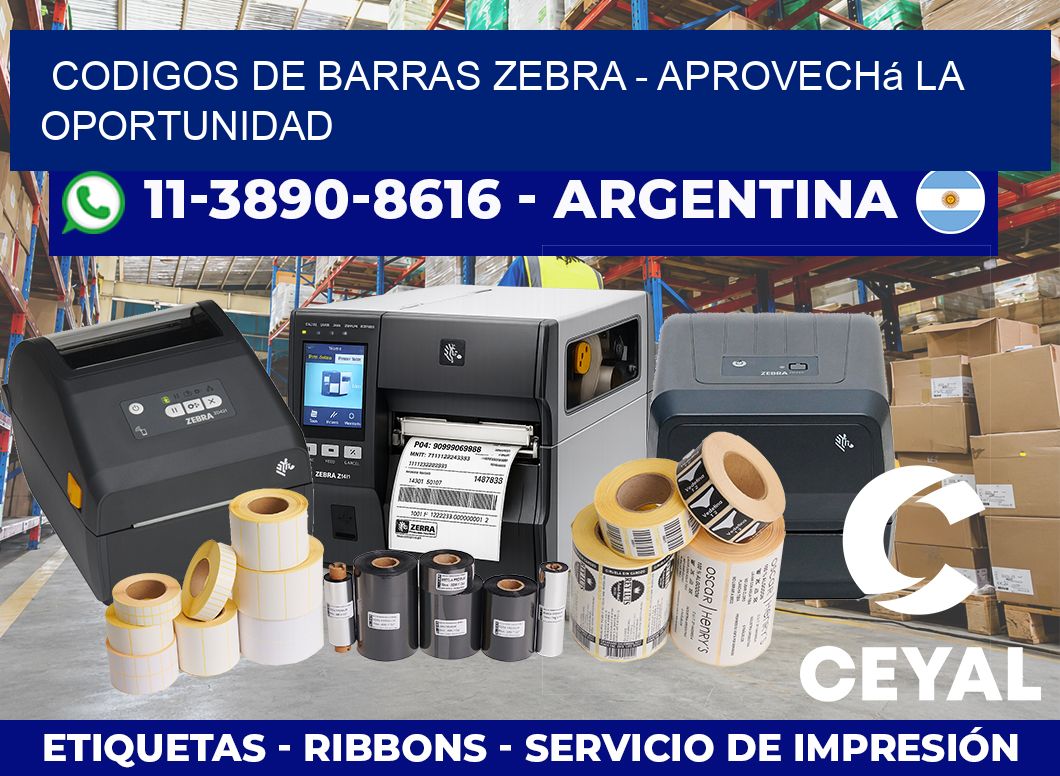 codigos de barras zebra - Aprovechá la oportunidad